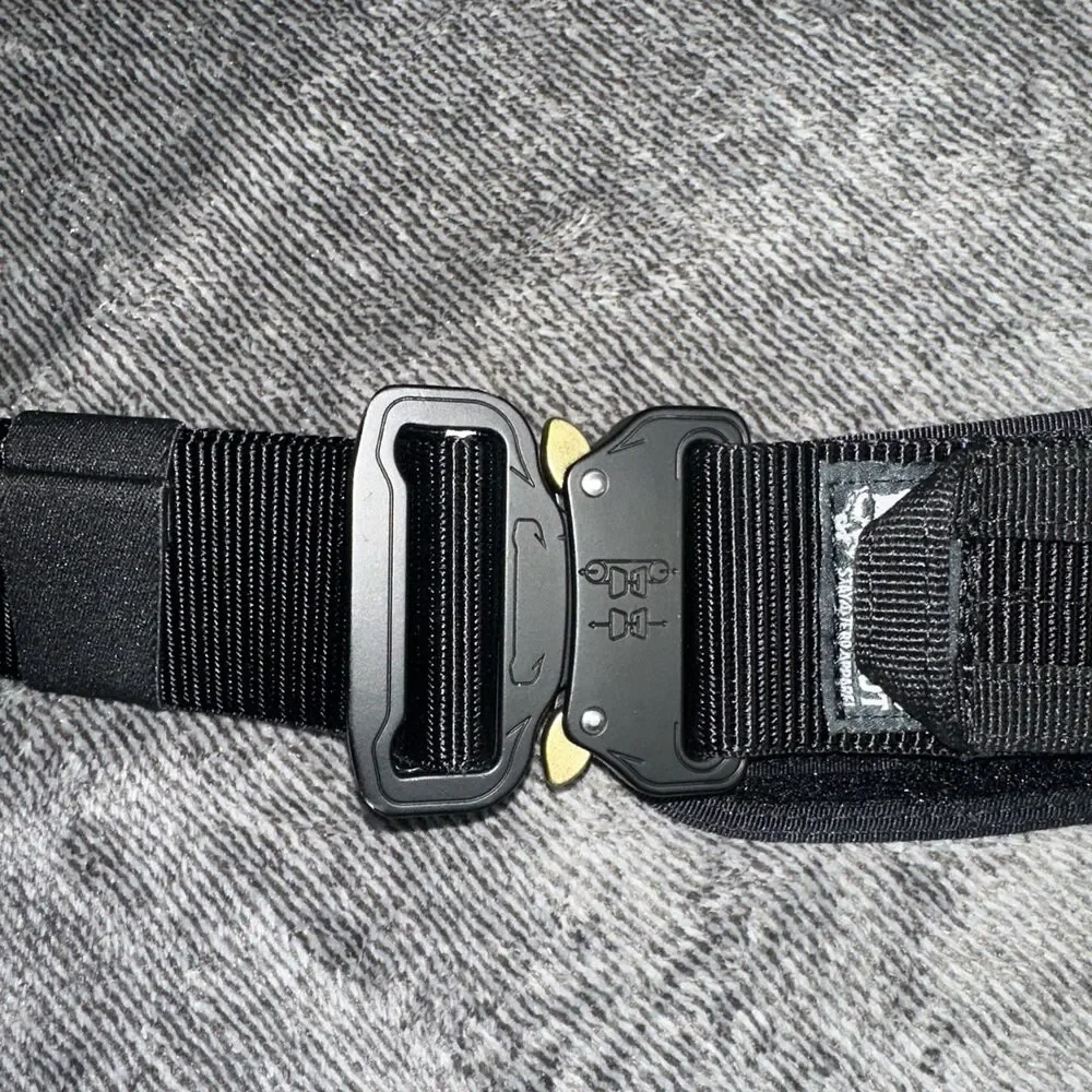 Zero Foxtrot TAC Belt System Black Mens Size Large 39-47 Tactical Military Recon